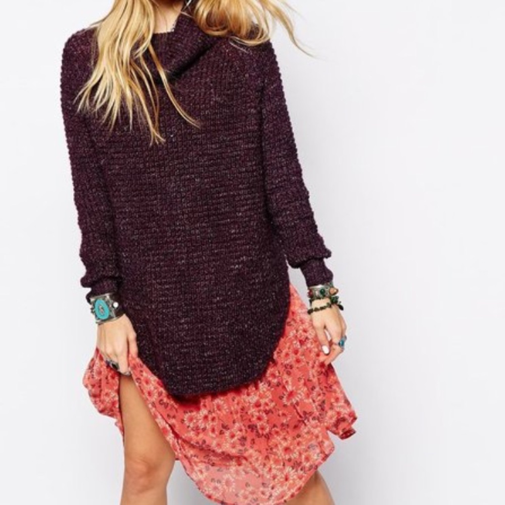 Free People Dylan Turtleneck Sweater M